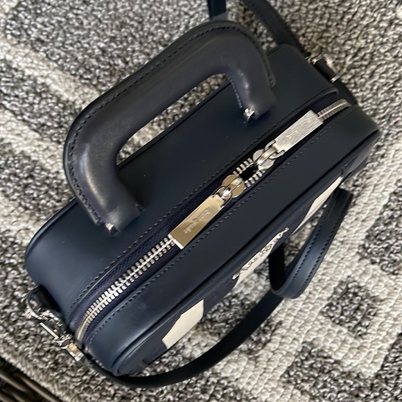 Kate Spade Traveler Trunk Crossbody Bag Blazer Blue Multi - Picture 9 of 16